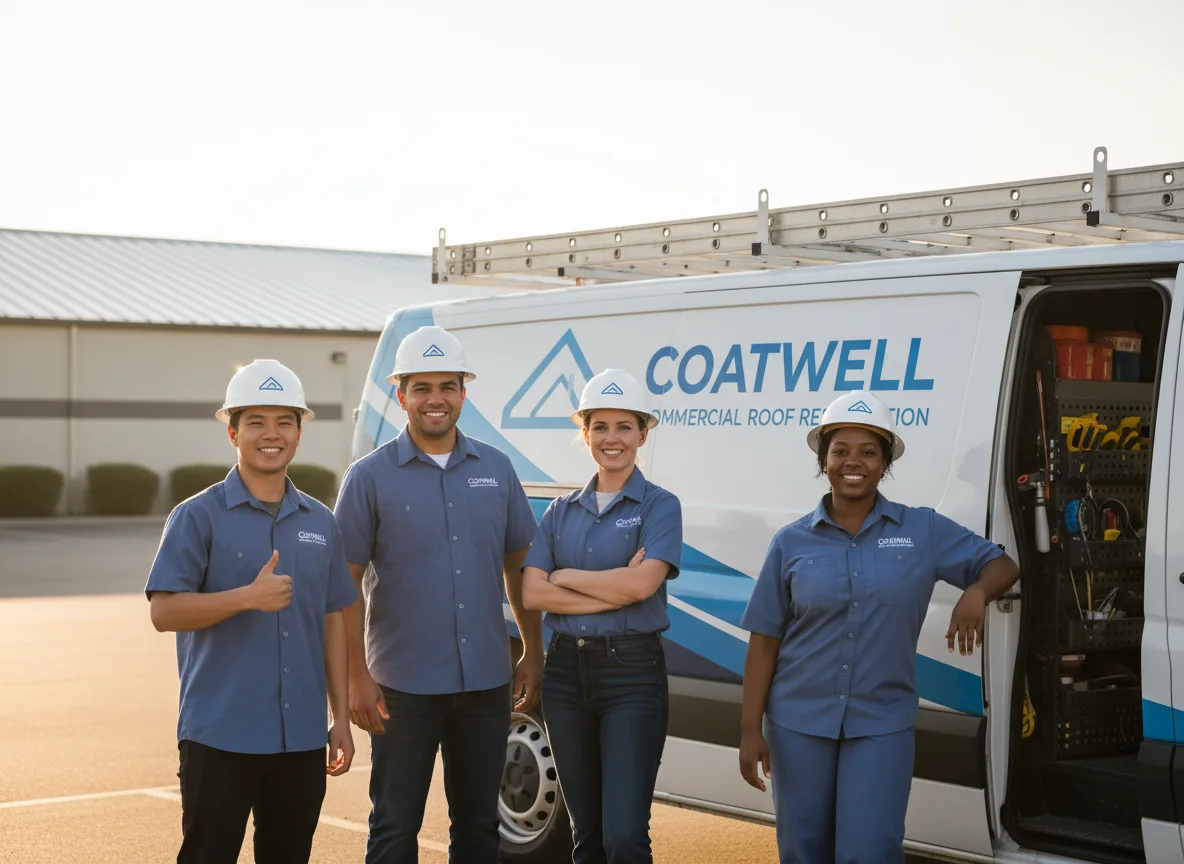 Commercial roof coating company in Forkland, AL